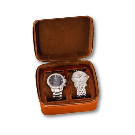 Watch Case Duo - Vegan - Grand Engrave