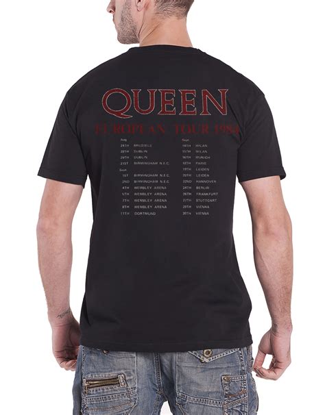 Queen T Shirt mens Crest band logo Bohemian rhapsody freddie new official | eBay