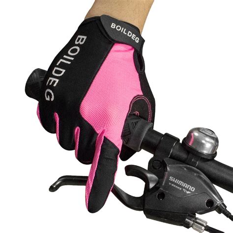 Cycling Gloves Full Finger Sport Shockproof Breathable MTB Road Bike Gloves Man Woman Bicycle ...