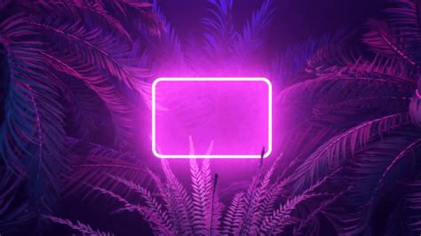 Neon Palm Tree Wallpaper 4K