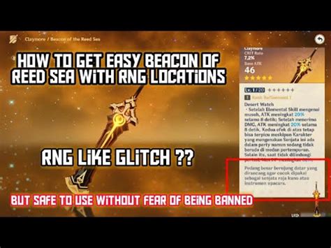 Genshin Impact - Beacon of Reed Sea Rng Locations - YouTube