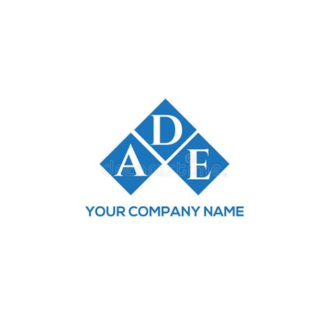 ADE Letter Logo Design on BLACK Background. ADE Creative Initials Letter Logo Concept Stock ...