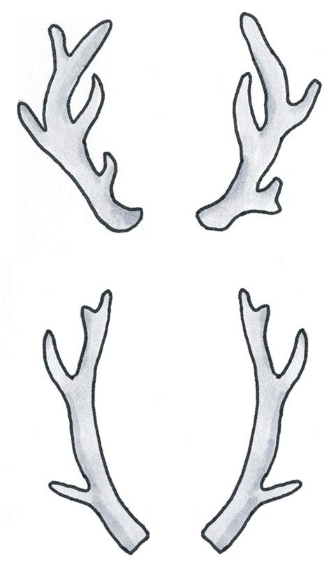 Moose Antlers Drawing at PaintingValley.com | Explore collection of Moose Antlers Drawing