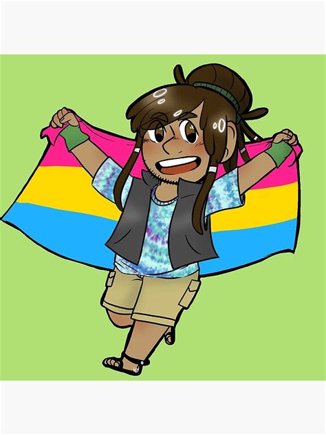 "Raz'ul With Pansexual Pride Flag" Poster by WakaYrd | Redbubble
