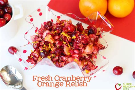 Fresh Homemade Cranberry Sauce - Super Healthy Kids