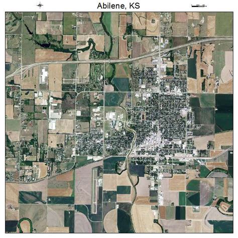 Aerial Photography Map of Abilene, KS Kansas