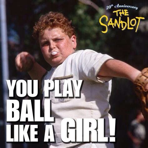 #TheSandlot (1993) - #HamiltonPorter #Ham | The sandlot, Sandlot quotes, Girls be like