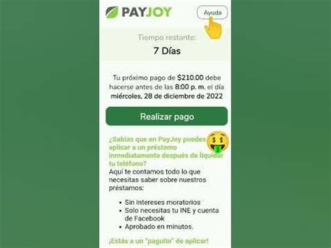 ME FALTA 1 PAGO Y TERMINO DE PAGAR EN PAYJOY #payjoy - YouTube