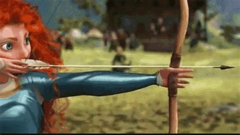 Merida GIF - Brave Merida BullsEye - Discover & Share GIFs