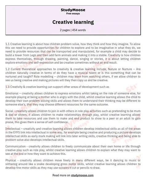 💐 Creative essay. Creative Essay Writing Techniques: How To Write A ...