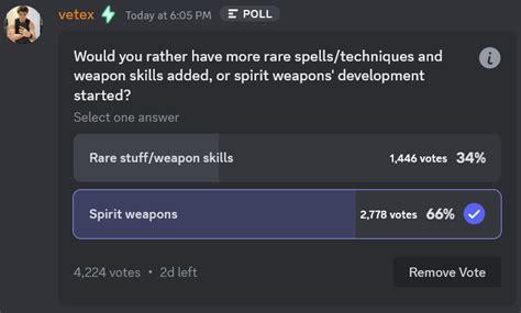 Vote for spirit weapons (Vetex Discord) : r/ArcaneOdyssey