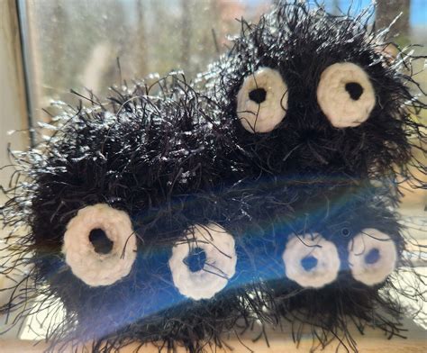 Crochet Dust Soot Sprites / Soot Sprite Plush - Etsy