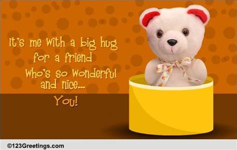 Hug For A Friend... Free International Hug Day eCards, Greeting Cards ...