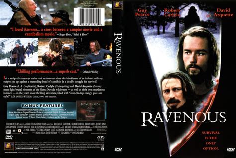 Ravenous (1999) R1 - Movie DVD - CD label, DVD Cover, Front Cover