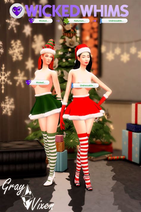 The Sims 4 Christmas Dress Set - Custom Content