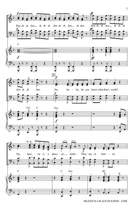 Heaven Is A Place On Earth Sheet Music by Mark Brymer (SKU: 00286826) - Stanton's Sheet Music