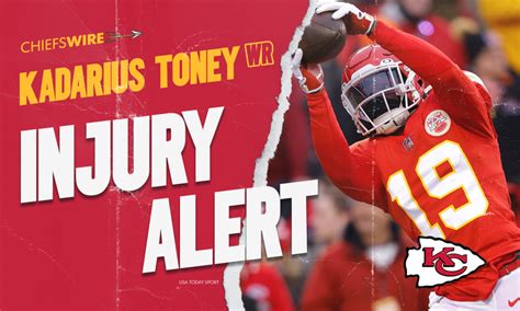 Chiefs WR Kadarius Toney suffers ankle injury vs.…