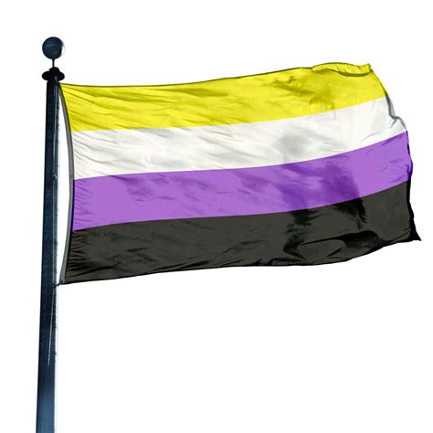 Non Binary Pride Flag (3 ft. x 5 ft.) | FlagandBanner