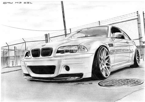 BMW M3 CSL by krzysiek-jac.deviantart.com on @deviantART | Bmw, Bmw m3, Bmw sketch