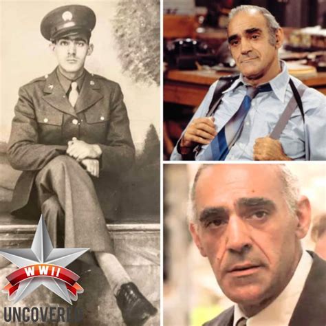 WWII uncovered: Abe Vigoda from the US Army to the Godfather Abe Vigoda, Fight For Freedom, The ...