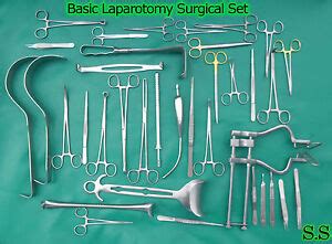 108 INSTRUMENTS BASIC LAPAROTOMY SET SURGICAL MEDICAL | eBay