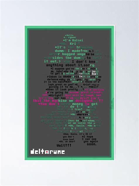 "Ralsei quotes" Poster for Sale by 0l-Fox-l0 | Redbubble