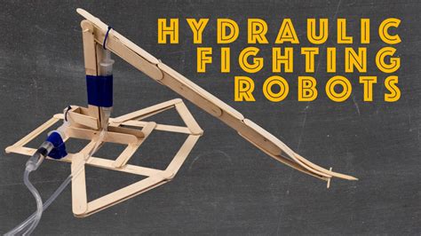 How to Make the Hydraulic Fighting Robot Engineering Project - YouTube