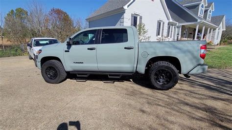 2021 Toyota Tundra trd pro lunar rock on 35s - YouTube