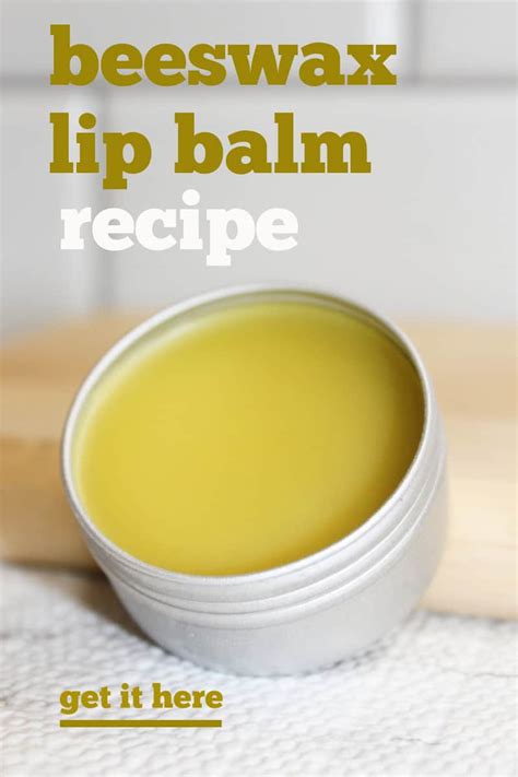 Beeswax Lip Balm Recipe | The Socialite's Closet