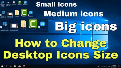 Icon Size Desktop Change