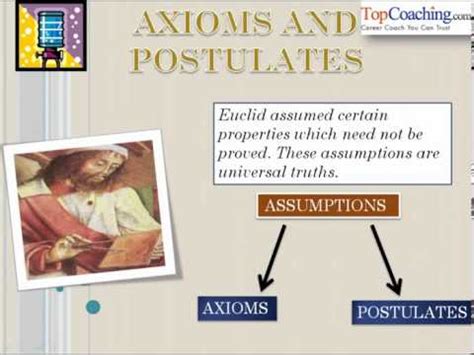 Euclids Definitions Axioms And Postulates - YouTube