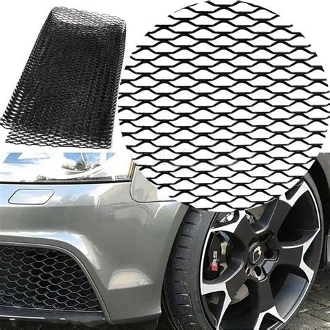 Aluminum alloy Car front bumper Mesh grill grille cover Universal Aluminum Mesh Grill Section ...