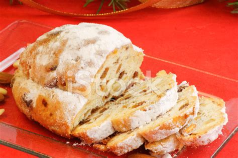 Christmas Stollen The German Fruit Cake Stock Photo | Royalty-Free ...