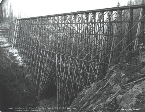 The mighty & magnificent trestle railroad bridges of the 1800's