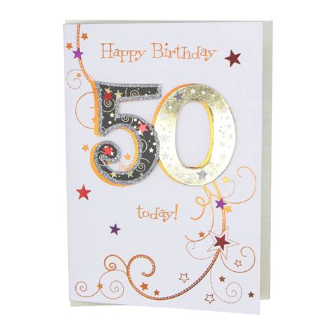 Happy 50th Birthday card - Generic | Shop Today. Get it Tomorrow! | takealot.com