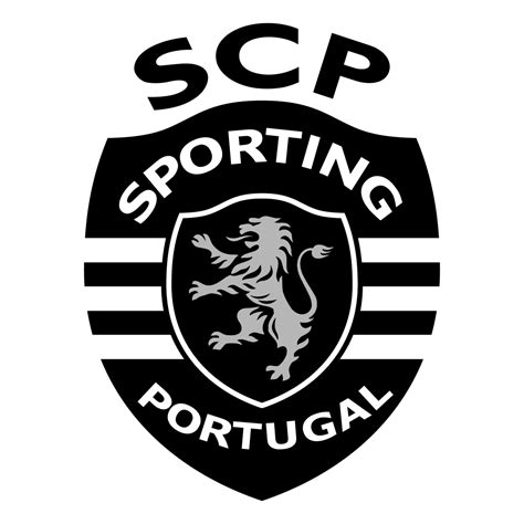 Sporting Clube de Portugal Logo Black and White – Brands Logos