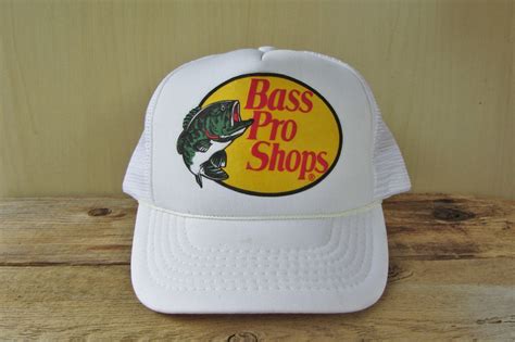 BASS PRO SHOPS Original Vintage White Mesh Trucker Hat | Etsy | Mesh trucker hat, Trucker hat ...