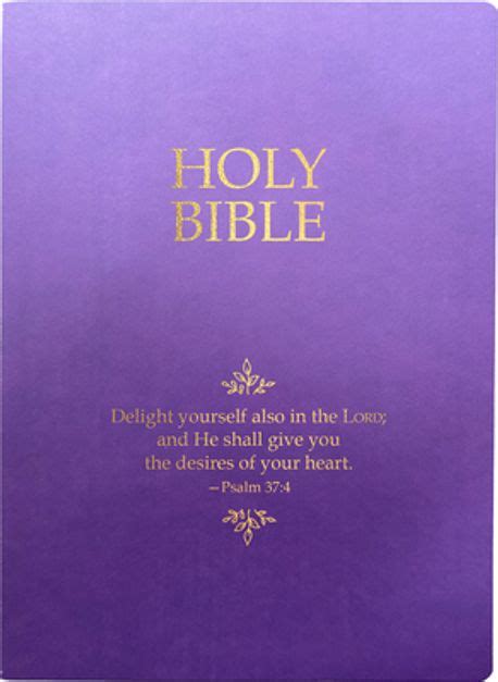 Kjver Holy Bible, Delight Yourself in the Lord Life Verse Edition ...