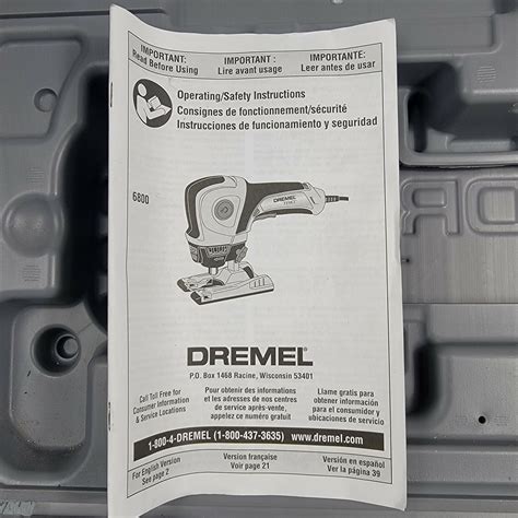 Dremel Trio Model 6800 Multi-Function Spiral 3-1 Tool w/ Case & Manual ...