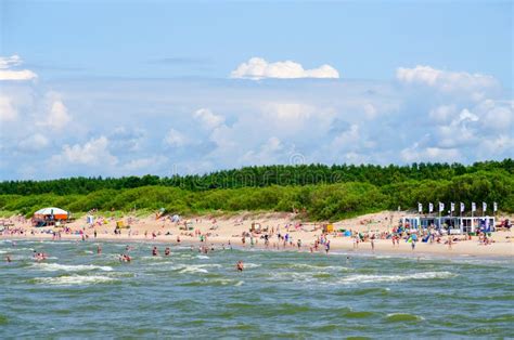 Beach in Palanga. editorial photo. Image of beautiful - 47649591