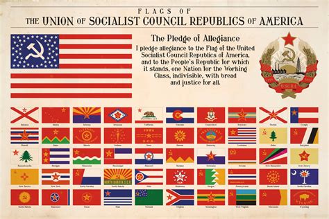 National and State Flags of Communist America by Regicollis on DeviantArt