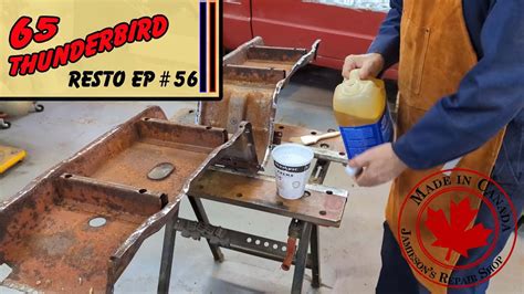 Phosphoric Acid Rust Removal - 65 Thunderbird Convertible #Ep 56 - YouTube