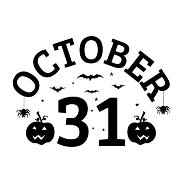 31 De Octubre Diseño De Camiseta De Halloween PNG ,dibujos 31 De Octubre, Víspera De Todos Los ...