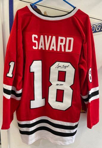 DENIS SAVARD SIGNED AUTO AUTOGRAPH JERSEY JSA AUTHENTIC CHICAGO BLACKHAWKS | eBay