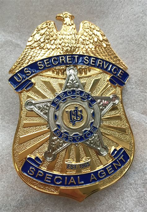 Replica police cop metal badge high quality US secret service special – Badgecollection