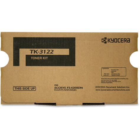 Kyocera, KYOTK3122, 4200/3550 Toner Cartridge, 1 Each - Walmart.com