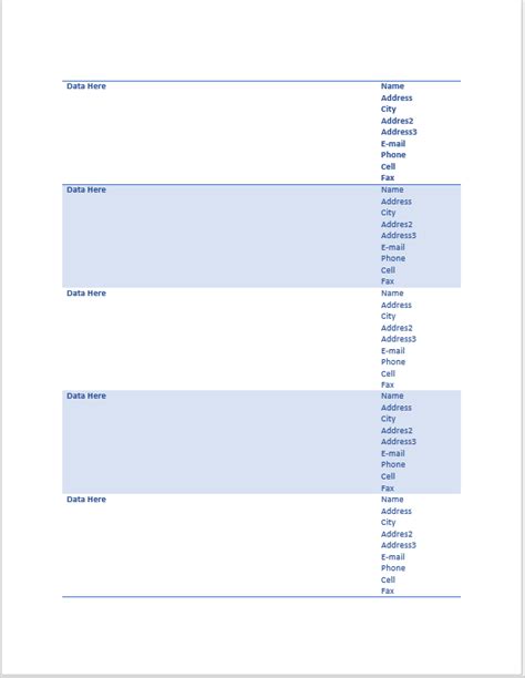 20+ Free Address Book Templates in MS Word Format - One Click Download