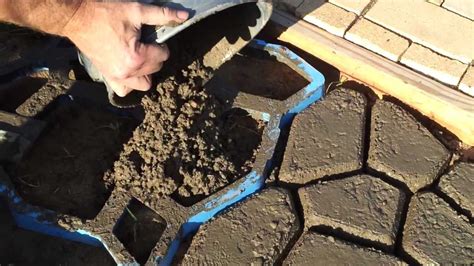 How to make concrete paving stones | Doovi