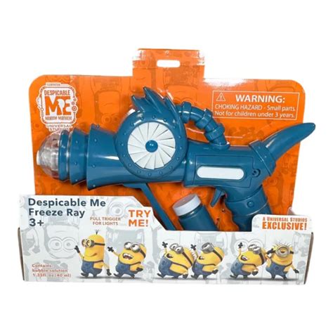 UNIVERSAL STUDIOS DESPICABLE Me Freeze Ray Bubble Gun $79.95 - PicClick