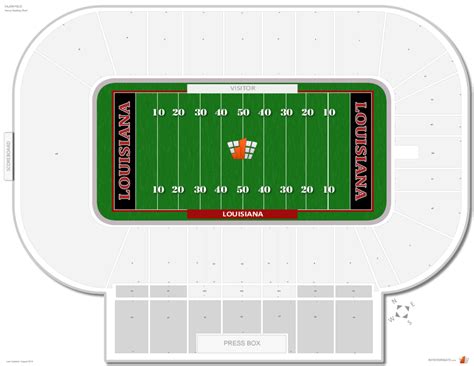 Cajun Field Seating Chart